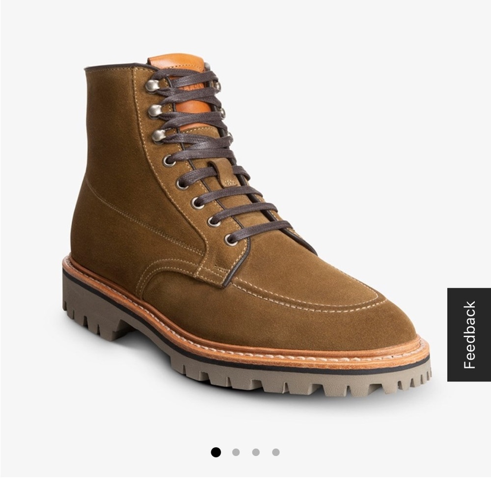 Allen Edmonds Freeport Suede weatherproof lug boot